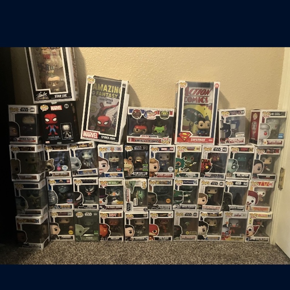 Funko Pop Marvel and DC Figure Set